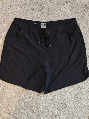 tek gear Black Women's Athletic Drawstring Pocket Shorts On The Go Weekender